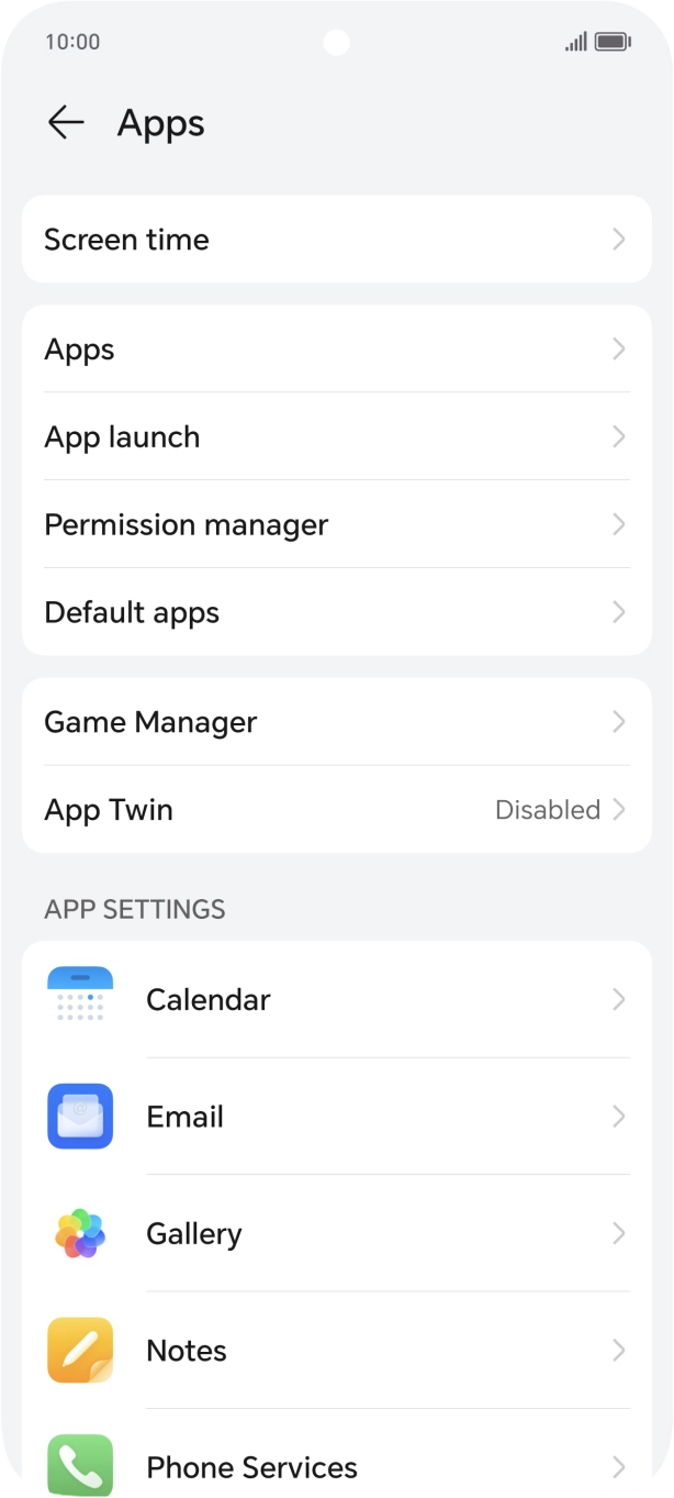 Press Apps.