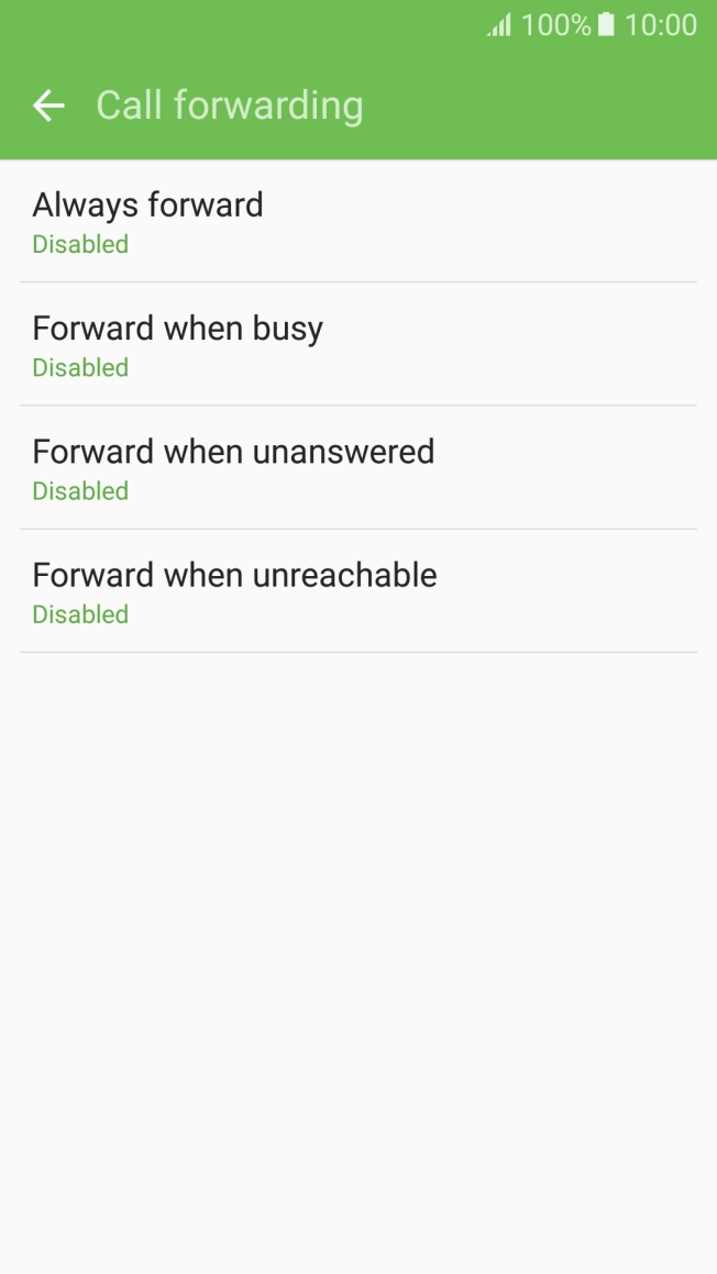 Press the Home key to return to the home screen.