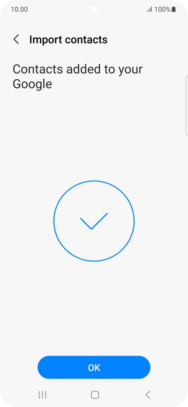Press OK. Press OK.