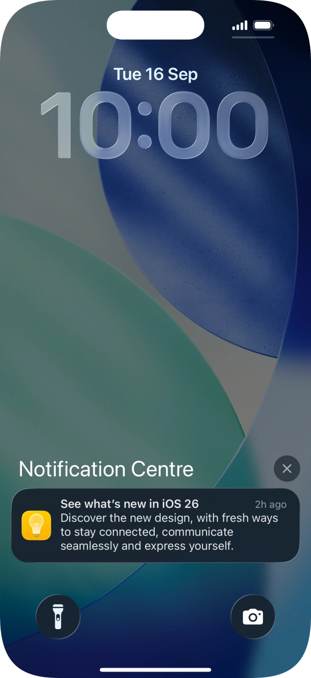 Press the required notification and follow the instructions on the screen to use the selected function. Press the required notification and follow the instructions on the screen to use the selected function.