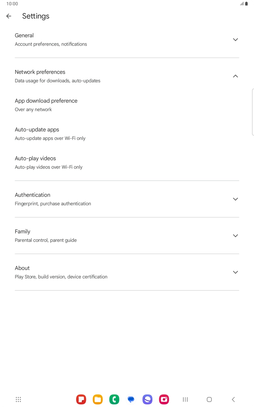 Press Auto-update apps.