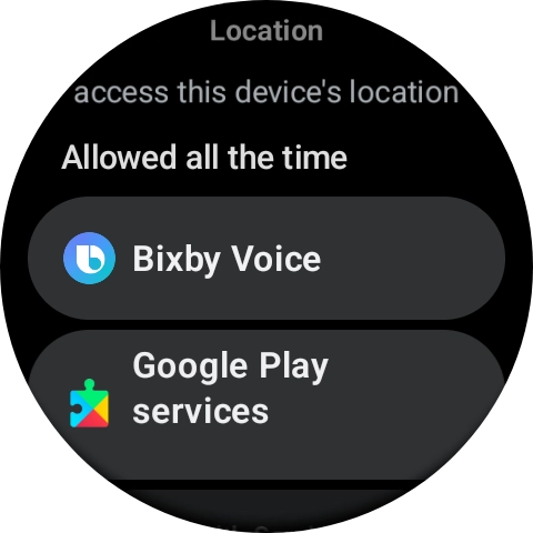 Press the required app. Press the required app.