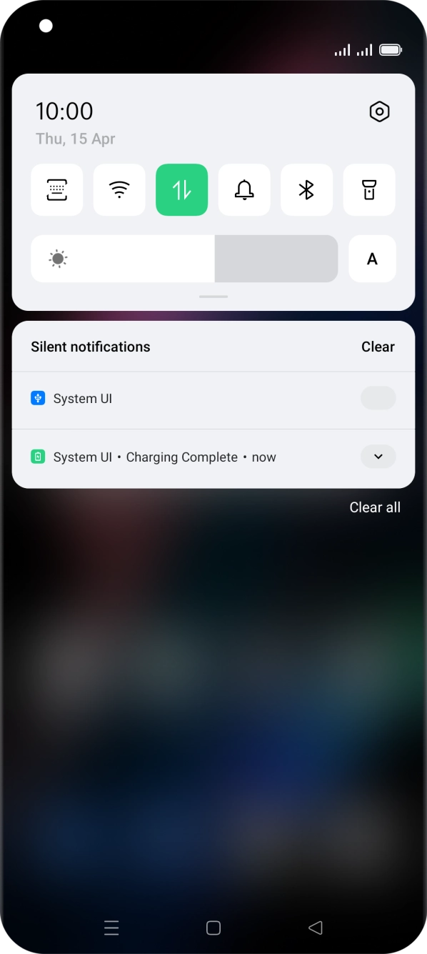 Press System UI.
