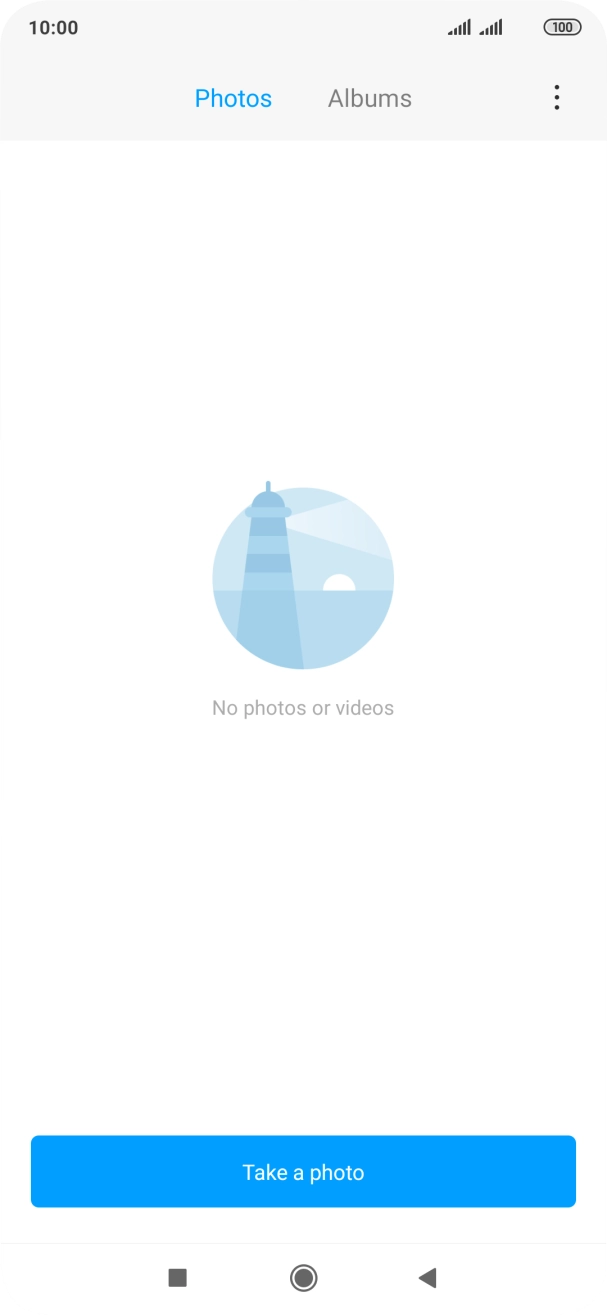 Press Albums and go to the required folder.