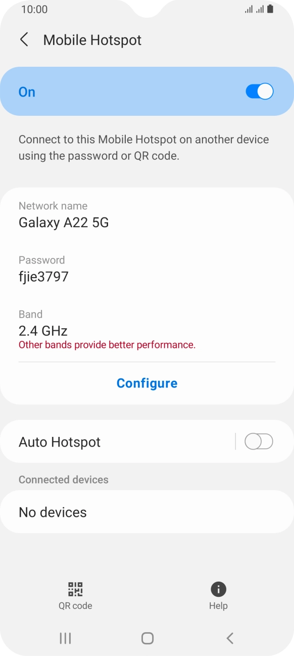 Press the Home key to return to the home screen.