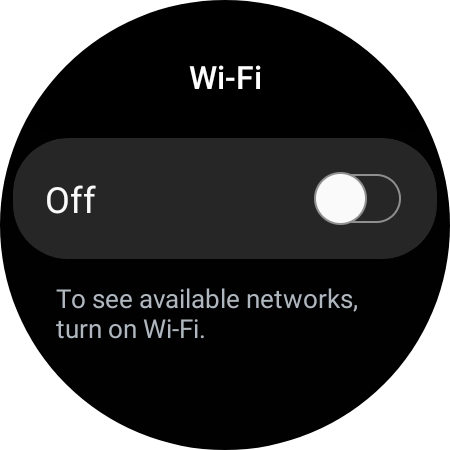Press the indicator below 'Wi-Fi' to turn on the function.