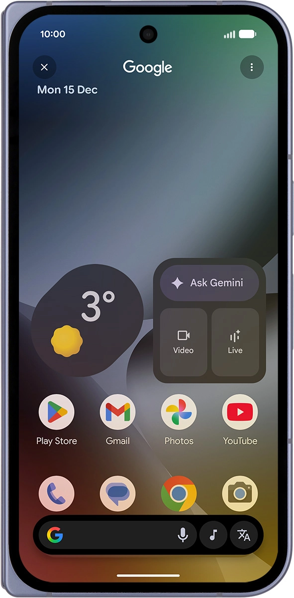 Press the music icon to start searching. Press the music icon to start searching.
