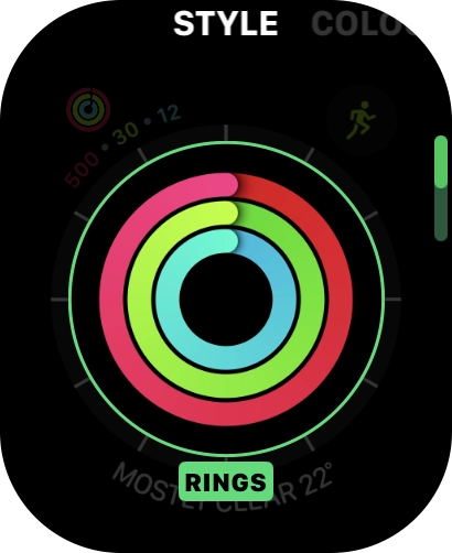 Press the Digital Crown twice to return to the home screen.