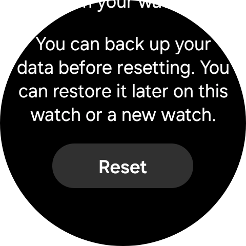 Press Reset.
