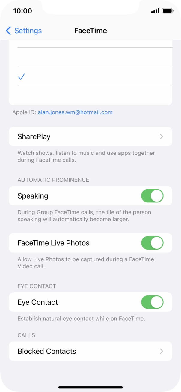 Press SharePlay.