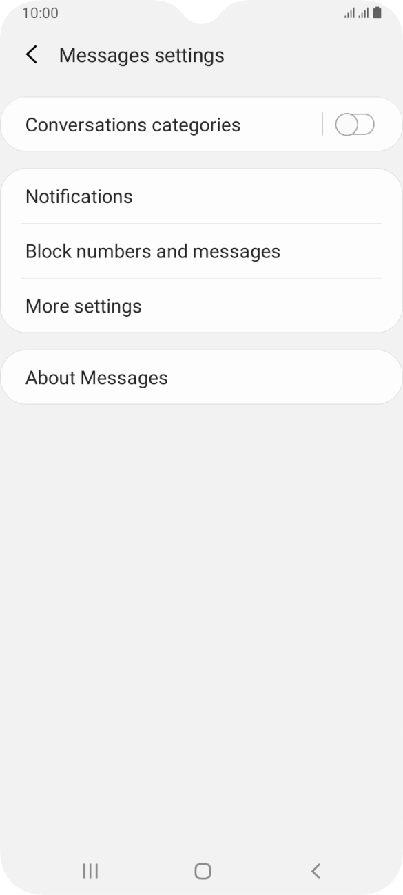 Press More settings. Press More settings.