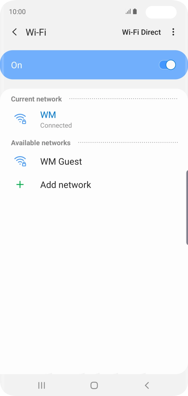 Press the Home key to return to the home screen.
