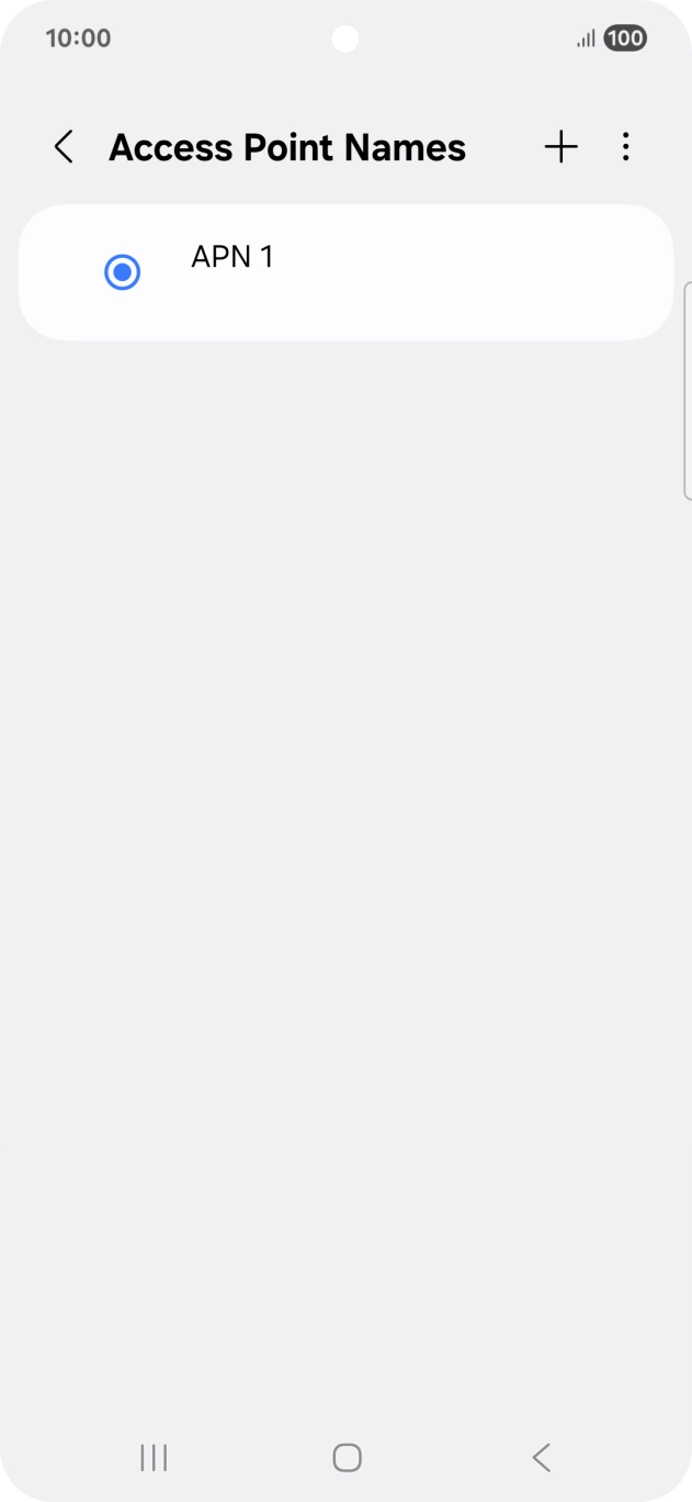 Press the add icon. Press the add icon.