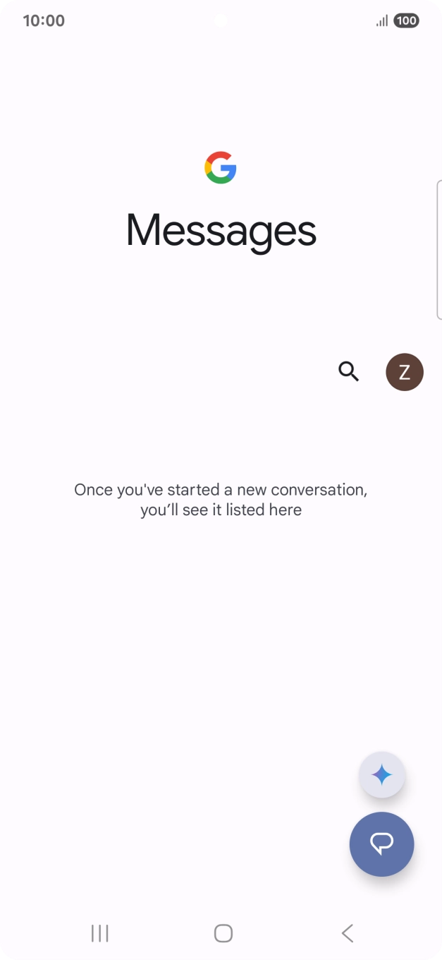 Press the profile icon. Press the profile icon.
