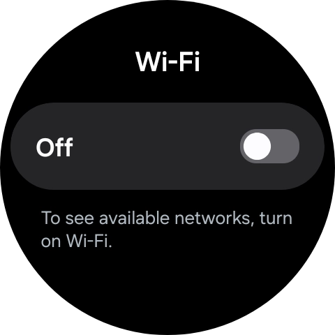 Press the indicator below 'Wi-Fi' to turn on the function.