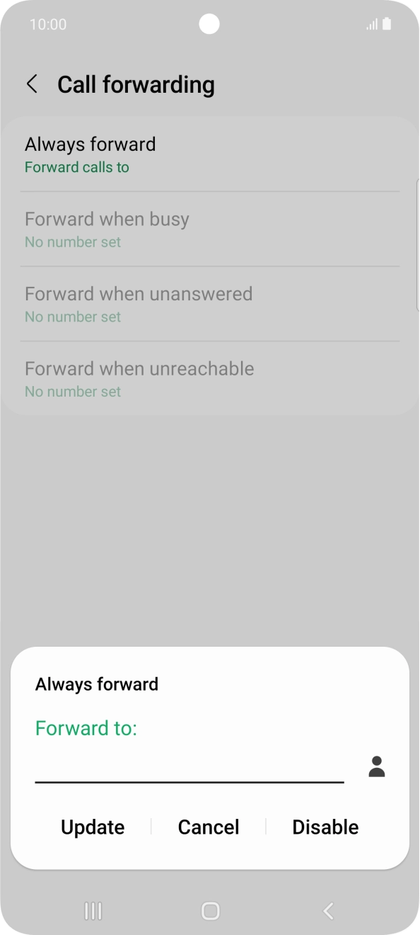 Press Disable.