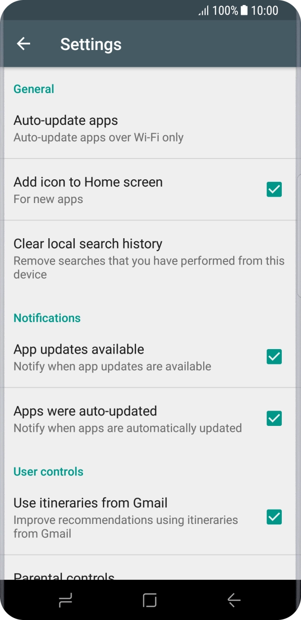 Press Auto-update apps. Press Auto-update apps.