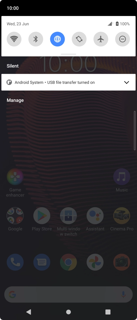 Press Android System. Press Android System.