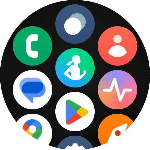 Press the running applications icon. Press the running applications icon.