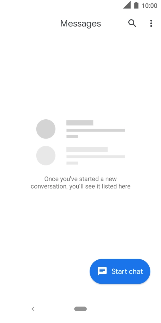 Press Start chat. Press Start chat.