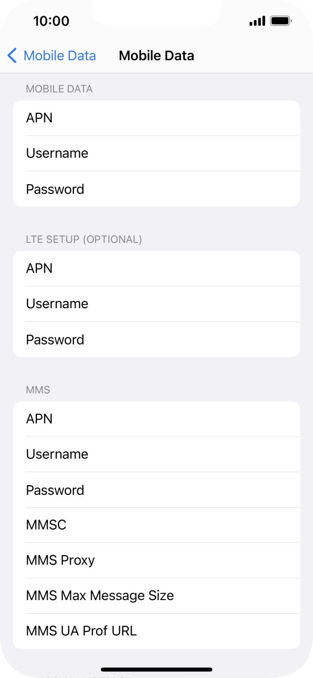 Press APN and key in wap.o2.co.uk. Press APN and key in wap.o2.co.uk.