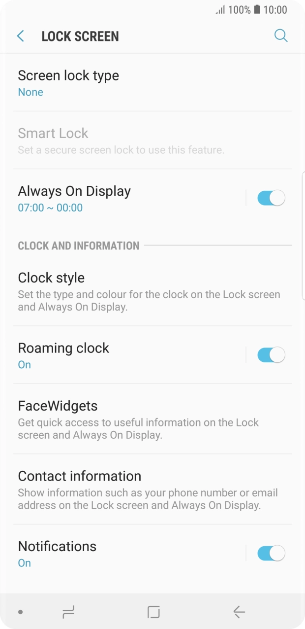 Press the Home key to return to the home screen. Press the Home key to return to the home screen.