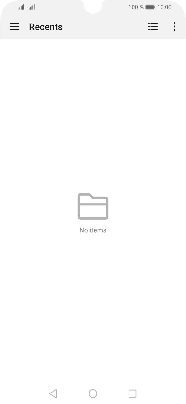 Slide your finger right starting from the left side of the screen. Slide your finger right starting from the left side of the screen.