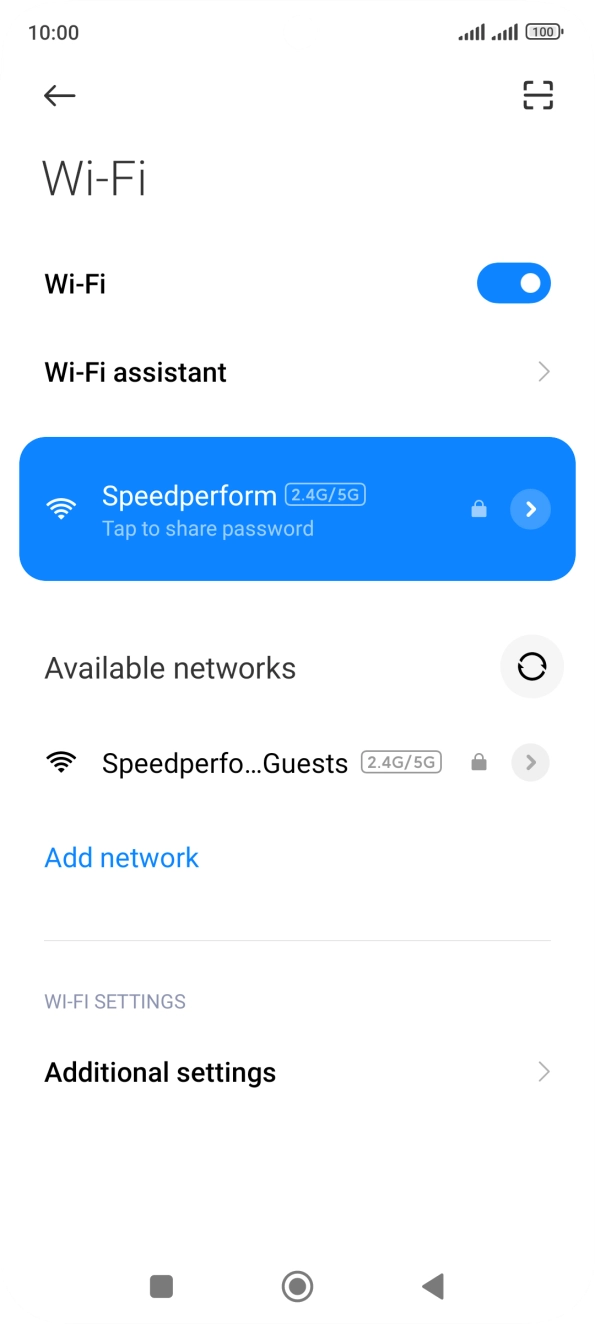 Press the Home key to return to the home screen.