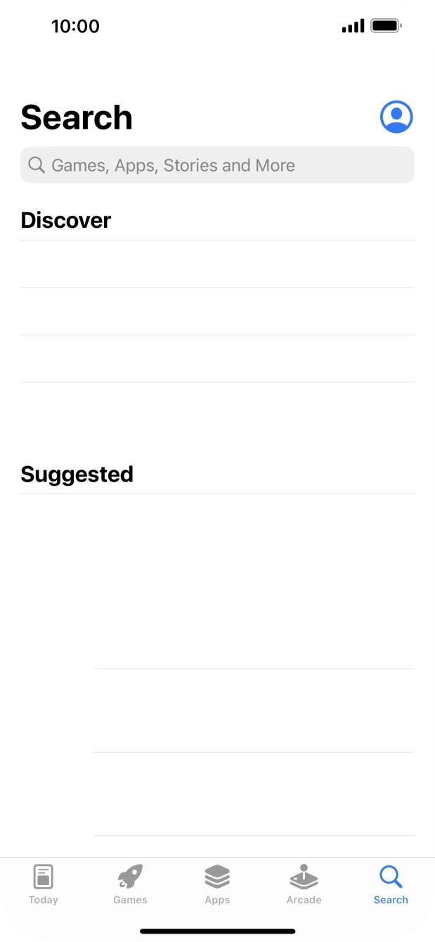Press the search field and key in the name or subject of the required app. Press the search field and key in the name or subject of the required app.