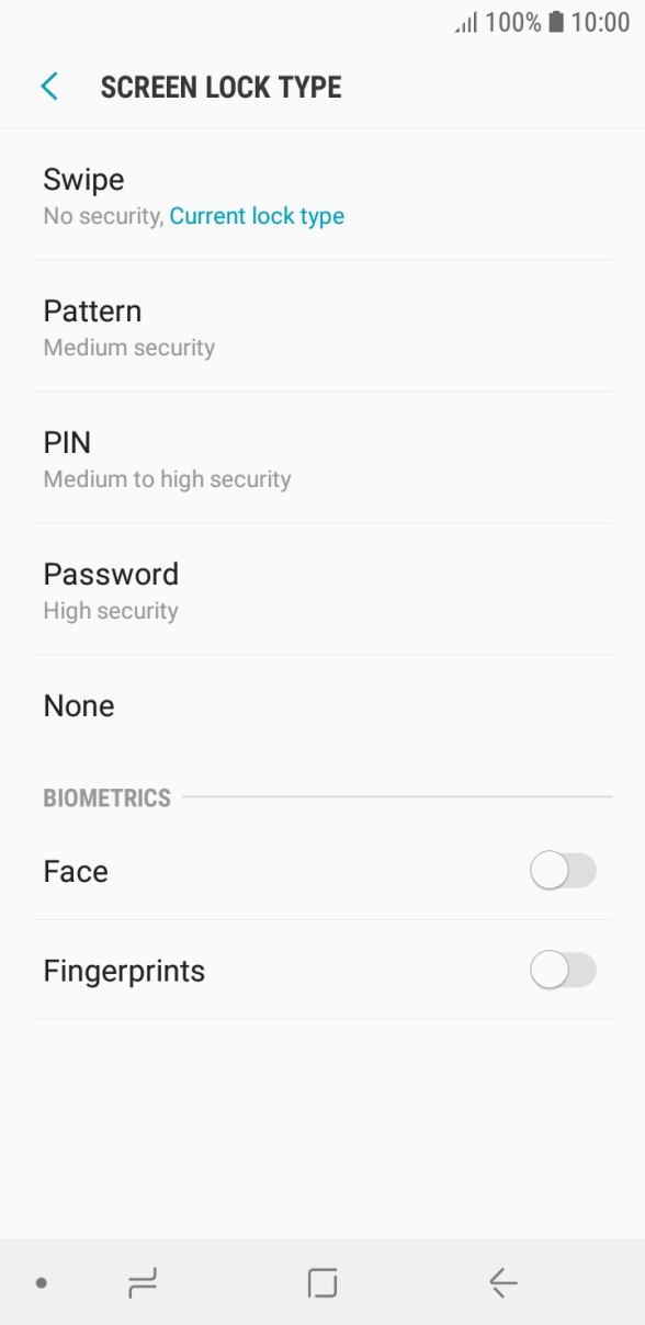 Press Fingerprints. Press Fingerprints.
