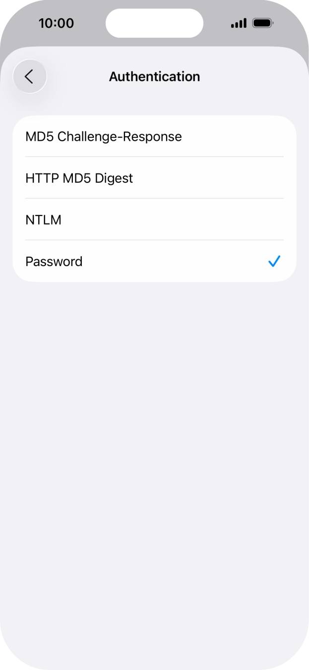 Press Password.