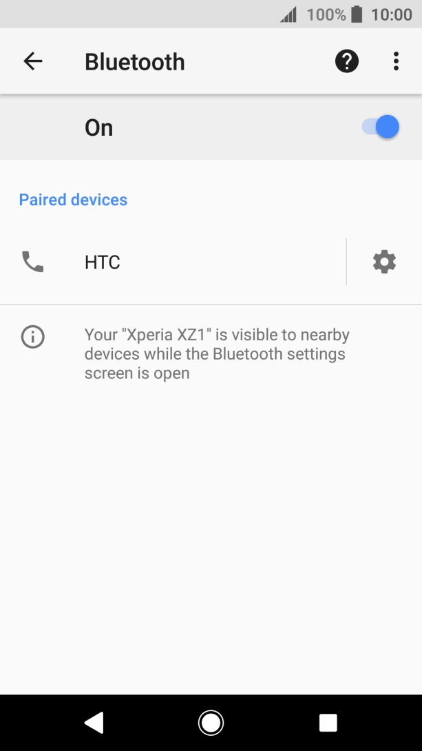 Press the Home key to return to the home screen.