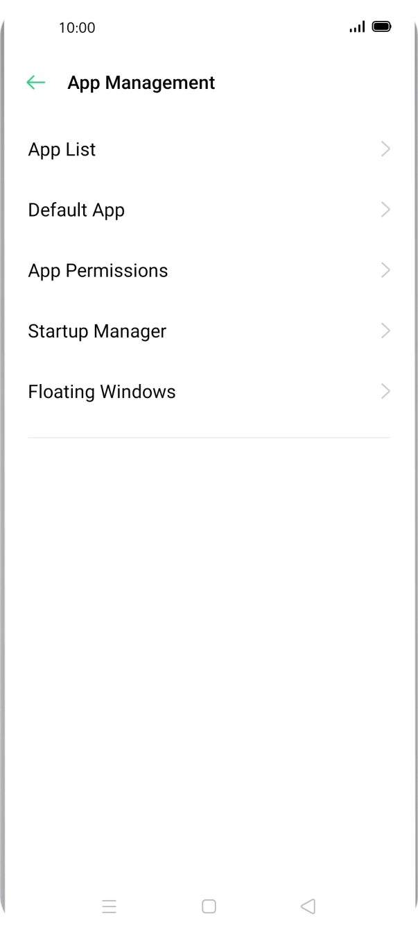 Press App Permissions. Press App Permissions.