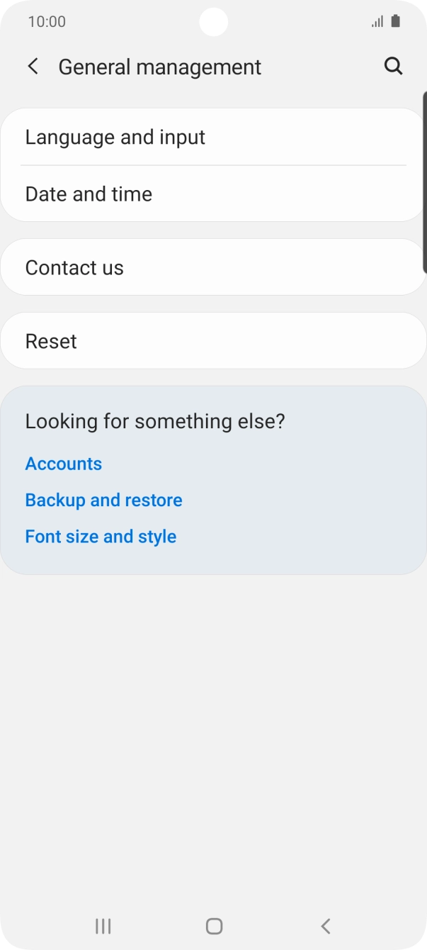 Press Reset.