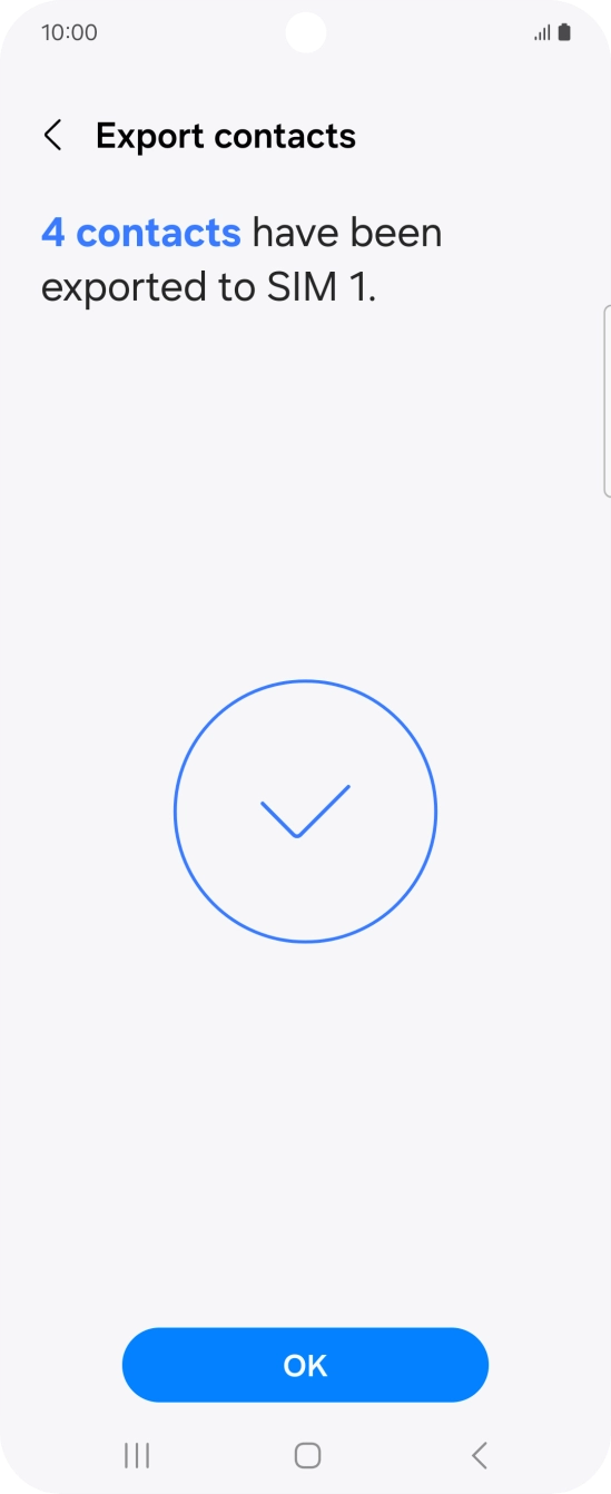 Press OK. Press OK.