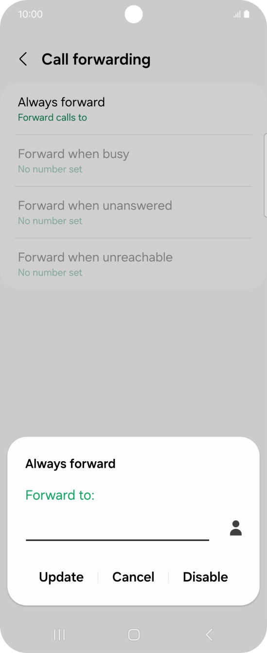 Press Disable.