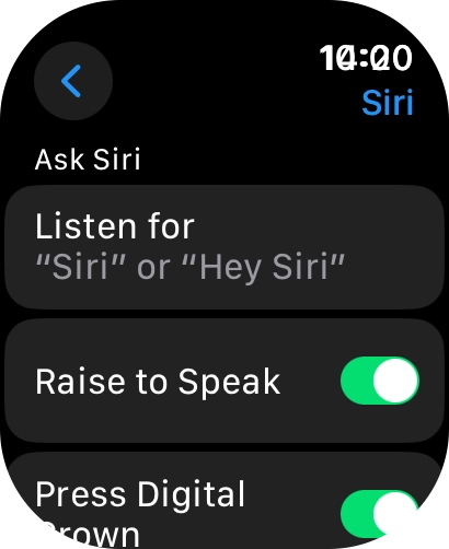 Press Listen for. Press Listen for.