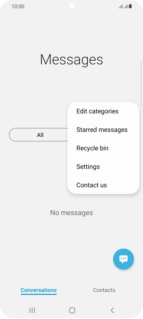 Press Settings. Press Settings.