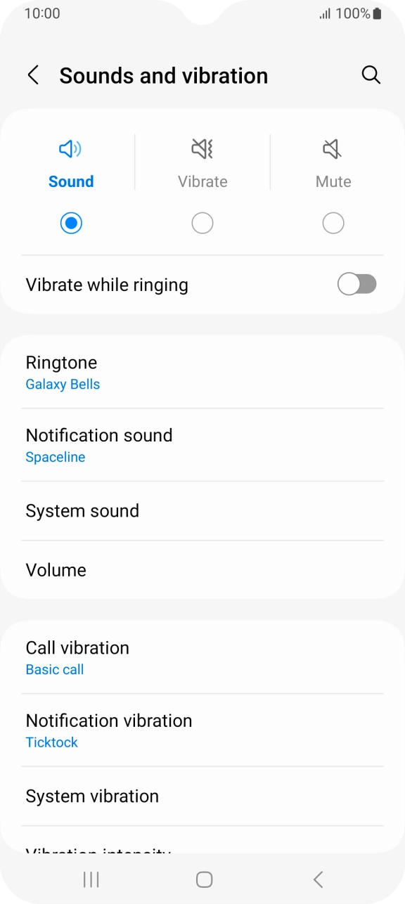 Press Ringtone.