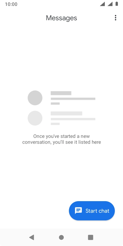 Press Start chat. Press Start chat.