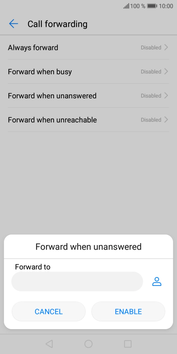 Key in 901 and press ENABLE. Key in 901 and press ENABLE.