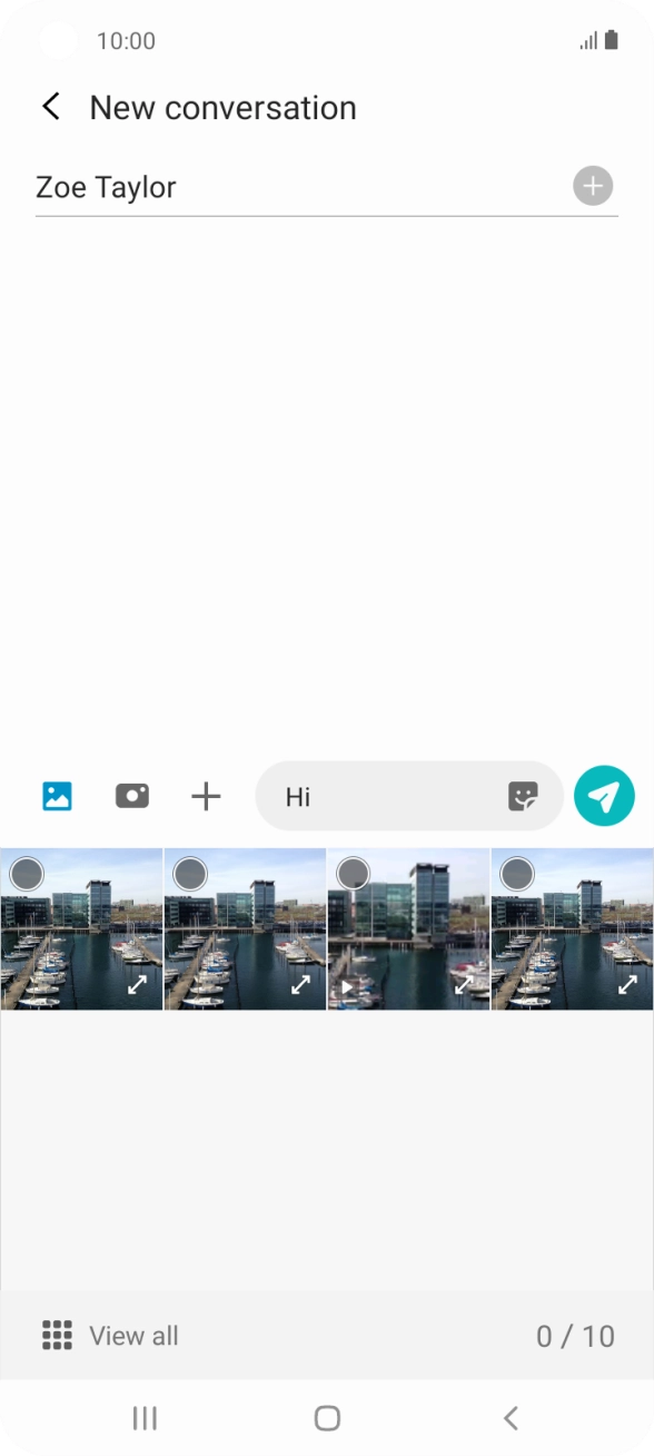 Press View all and go to the required folder. Press View all and go to the required folder.