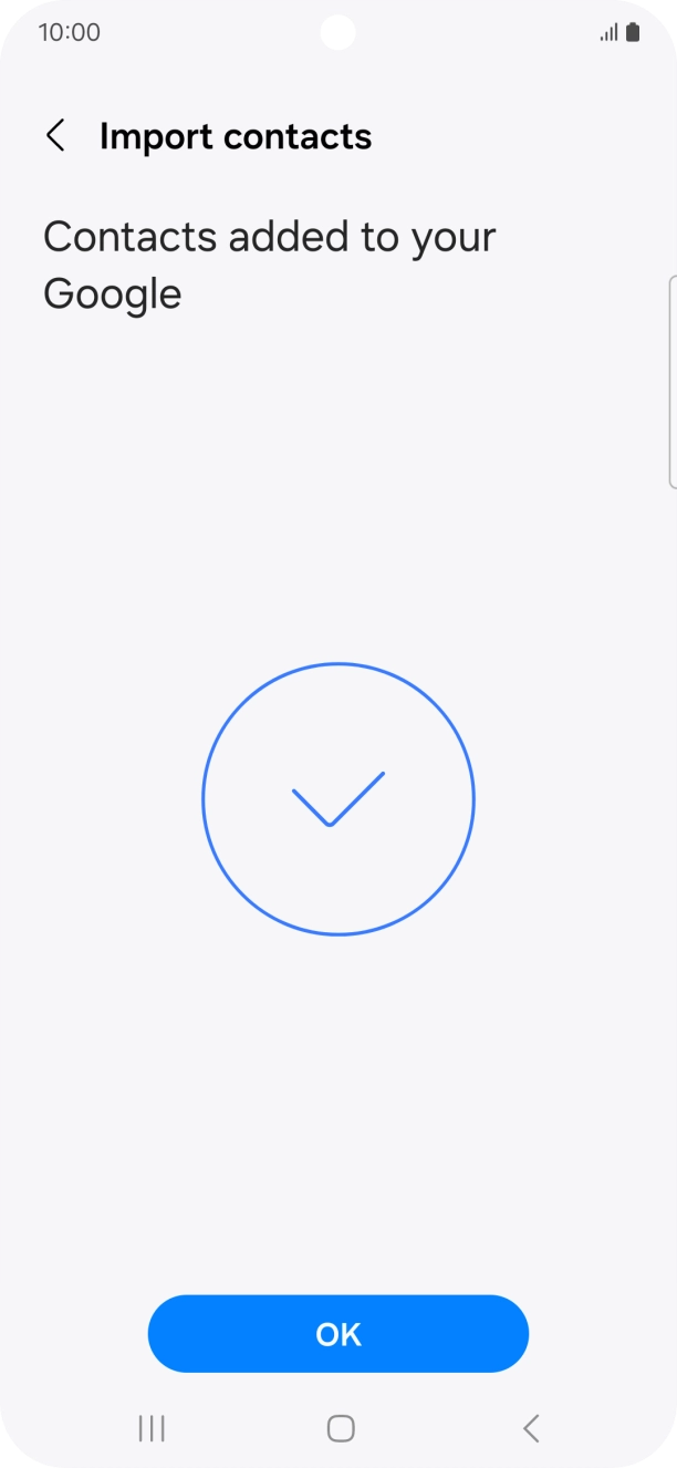 Press OK. Press OK.