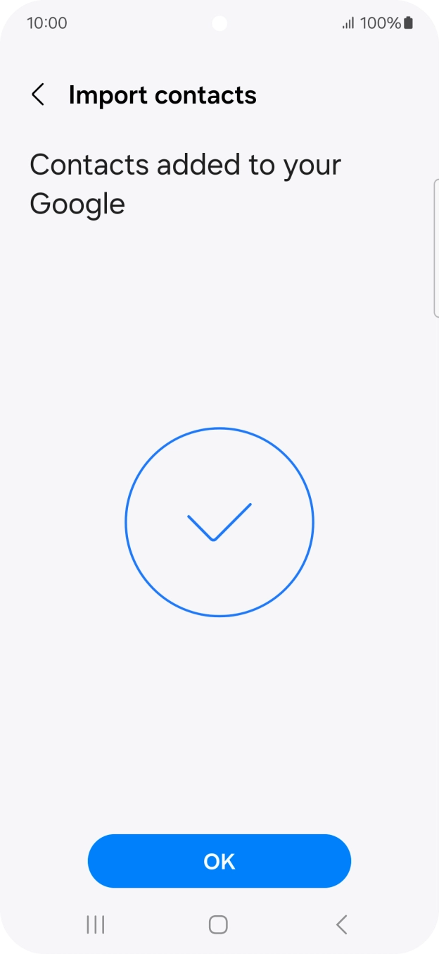 Press OK. Press OK.
