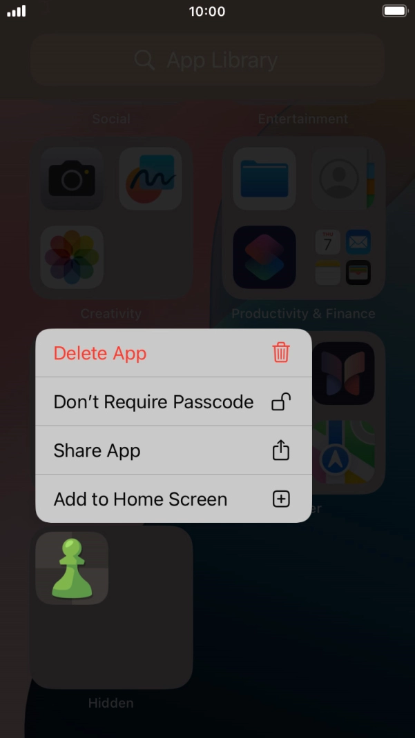 Press Don't Require Passcode.