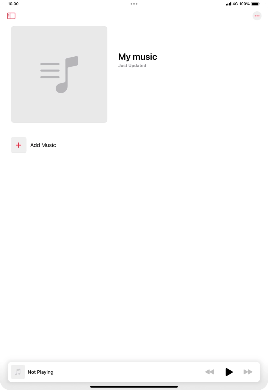 Press Add Music.