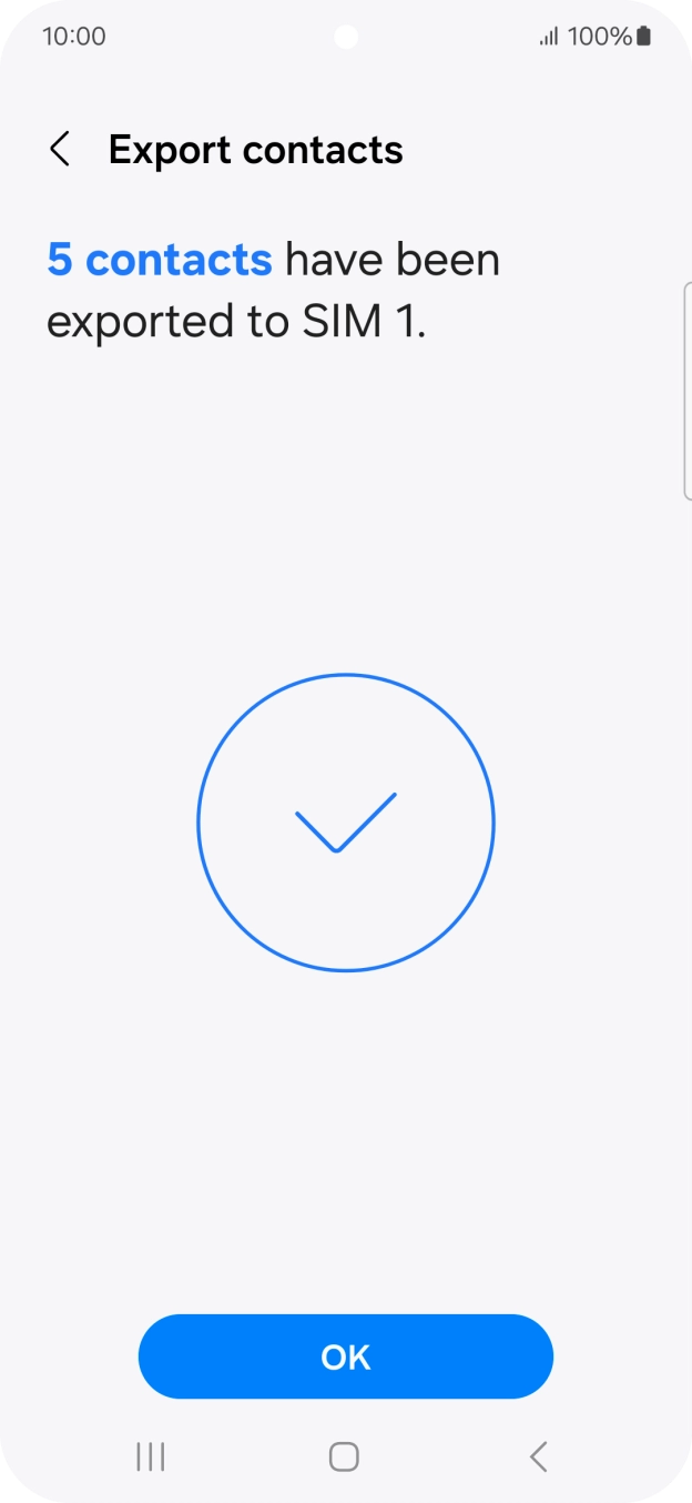 Press OK. Press OK.