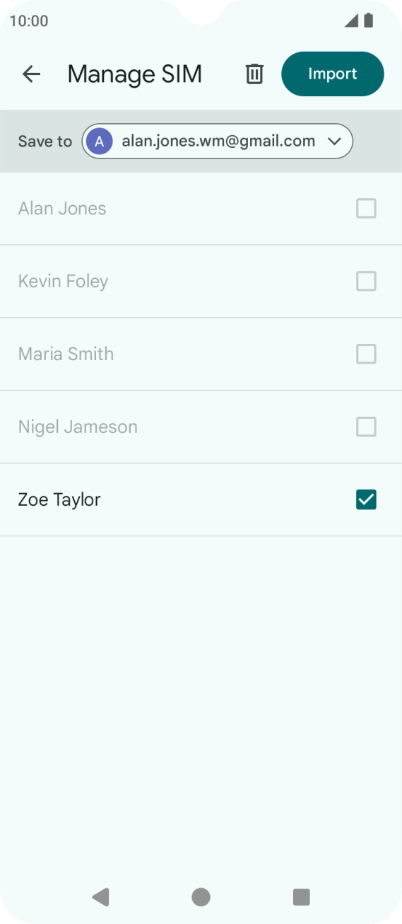Press the drop down list next to 'Save to'. Press the drop down list next to 'Save to'.