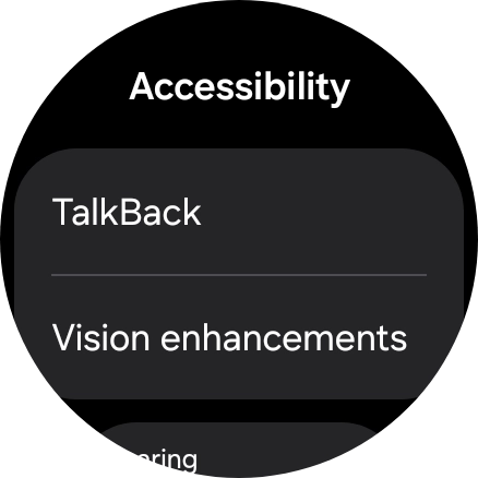 Press TalkBack and follow the instructions on the screen to turn the function on or off.
