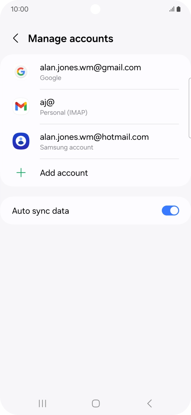 Press the Home key to return to the home screen.